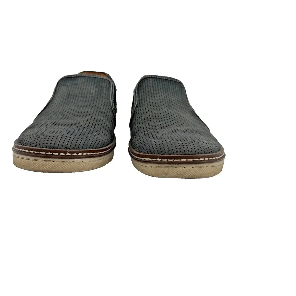 J&M Johnston Murphy Mcguffey Slip On Loafers Suede Shoes Olive Green 9 M